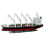 Сувенирная модель грузового судна "General Cargo Ship" (TK0017P), 101х17х45 см