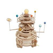 Механический деревянный конструктор Robotime - Модель Солнечной системы (Mechanical Orrery)