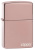Зажигалка ZIPPO Classic с покрытием High Polish Rose Gold, латунь/сталь, розовое золото, 38x13x57 мм