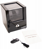 Шкатулка LuxeWood для подзавода 2-х часов арт.LW033-11-9, черная