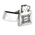 Зажигалка ZIPPO Tattoo Design, с покрытием Satin Chrome™, латунь/сталь, серебристая, 38x13x57 мм