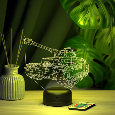 3D ночник Немецкий танк (PzKpfw lV)