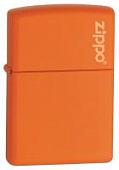 Зажигалка ZIPPO Classic с покрытием Orange Matte, латунь/сталь, оранжевая, матовая, 38x13x57 мм