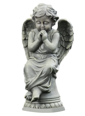 Фигура садовая Херувим молящийся
