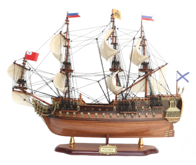Модель парусника "Полтава", Россия, арт.0097-W-60