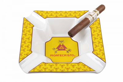 Пепельница Tom River на 4 сигары, керамика, Montecristo Пепельница Tom River на 4 сигары, керамика, Montecristo