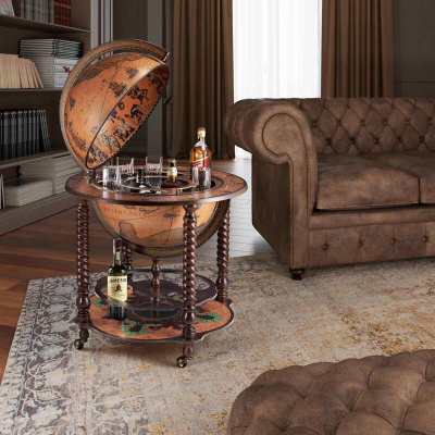 58 Глобус-бар напольный "Бахус", d=50 см (Zoffoli, Италия), 2кор. 58 Глобус-бар напольный "Бахус", d=50 см (Zoffoli, Италия), 2кор.