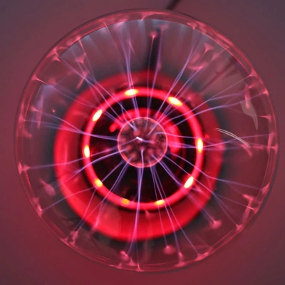 Плазменный шар Тесла Amperia Glow 15 см RGB / Audio