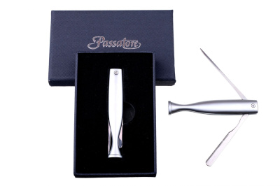 Тампер трубочный Passatore в подарочной упаковке, матовый хром (Германия) Тампер трубочный Passatore в подарочной упаковке, матовый хром (Германия)
