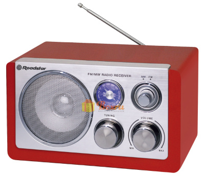 Радиоприемник Roadstar HRA-1200N/RD (FM), красный