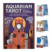 Карты Таро "Aquarian Tarot Deck  Guidebook" US Games / Колода Таро для Водолея и Путеводитель
