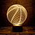 3D ночник Баскетбольный мяч