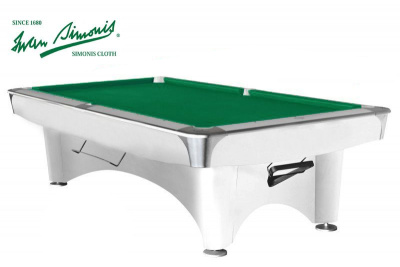 Бильярдный стол для пула «Dynamic III» 9 ф (белый)