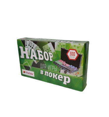 Набор для покера "Russian Poker Tour" на 300 фишек (арт. RPT300)