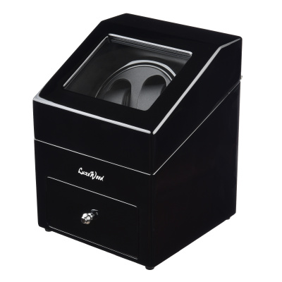Шкатулка Luxewood для подзавода и хранения 2-х часов арт.LW621-11, черная