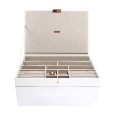 Шкатулка LC Designs для хранения украшений арт.74108, белая Шкатулка LC Designs для хранения украшений арт.74108, белая