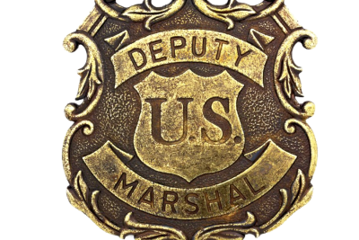 Значок маршала США с орлом, латунь