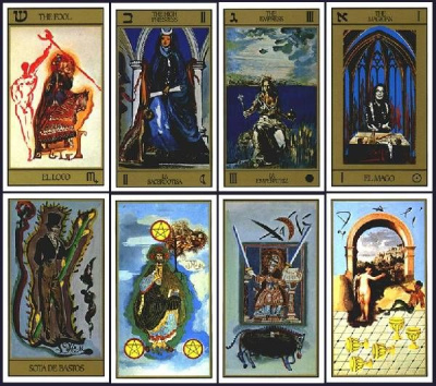 Карты Таро. "Salvador Dali. Universal Tarot. Gold Edition" / Сальвадор Дали. Универсальное Таро (Золотое издание), AGM Urania