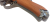 Макет. Пистолет Luger Parabellum P08 ("Люгер P08 Парабеллум") (Германия, 1898 г.), накладки на рукояти из дерева, арт.1143-M