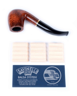 Фильтры для трубок 9 мм, бальсовые, 15 штук в пачке Фильтры для трубок 9 мм, бальсовые, 15 штук в пачке