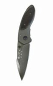 Нож Buck Outdoor Titanium, складной, ручка дерево, черный, K162
