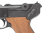 Макет. Пистолет Luger Parabellum P08 ("Люгер P08 Парабеллум") (Германия, 1898 г.), накладки на рукояти из дерева, арт.1143-M