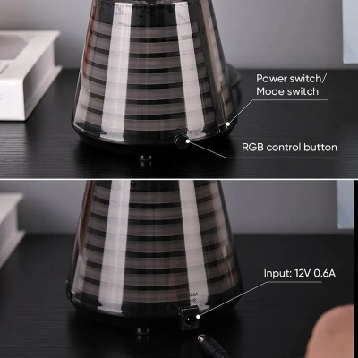 Плазменный шар Тесла Amperia Stripe 15 см RGB / Audio