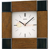 Настенные деревянные часы Seiko, QXA457B, в строгом, но элегантном исполнении 