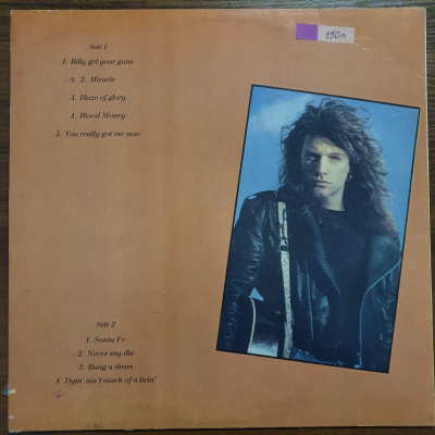 Виниловая пластинка Jon Bon Jovi, Джон Бон Джови; Blaze Of Glory, бу Виниловая пластинка Jon Bon Jovi, Джон Бон Джови; Blaze Of Glory, бу