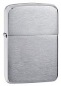 Зажигалка ZIPPO 1941 Replica™ с покрытием Brushed Chrome, латунь/сталь, серебристая, 38x13x56 мм