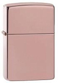 Зажигалка ZIPPO Classic с покрытием High Polish Rose Gold, латунь/сталь, розовое золото, 38x13x57 мм (без бензина)