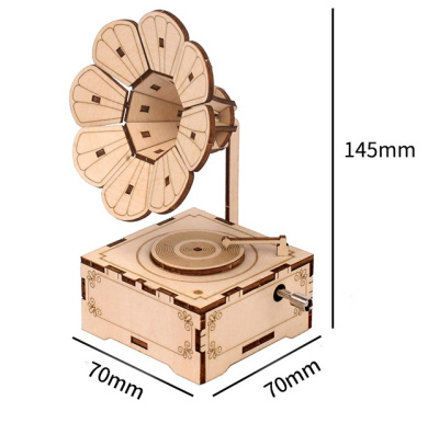 Конструктор The Science of wood Граммофон