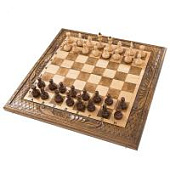 Шахматы + нарды резные 50, Mirzoyan