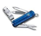 Нож-брелок VICTORINOX NailClip 580, 65 мм, 8 функций, полупрозрачный синий Нож-брелок VICTORINOX NailClip 580, 65 мм, 8 функций, полупрозрачный синий