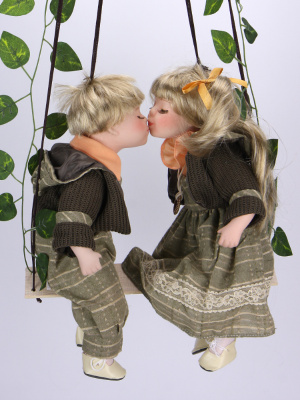 Куклы фарфоровые Вилли и Полли