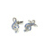 Запонки Cufflinks Inc. Скрипичный ключ с голубыми стразами, CF04