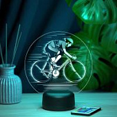 3D ночник Велосипедист