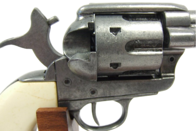 Макет. Револьвер Кольт CAL.45 PEACEMAKER 5½" ("Миротворец") (США, 1873 г.), сталь, рукоять под кость