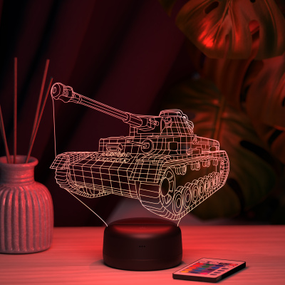3D ночник Немецкий танк (PzKpfw lV)