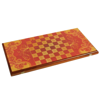 Нарды в деревянной коробке "Ястреб", большие