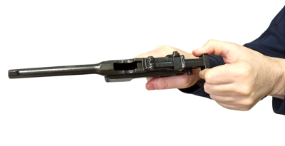 Макет. Пистолет Mauser C96 ("Маузер") (Германия, 1896 г.), накладки на рукояти из дерева