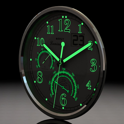 Часы настенные, метеостанция (часы, барометр, термометр, дата), 77746