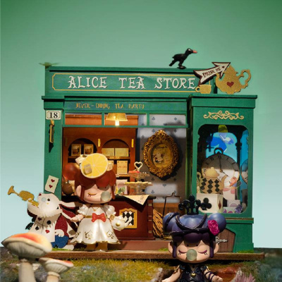 Румбокс (интерьерный конструктор) Robotime - Чайный магазин Алисы (Alice’s Tea Store)