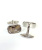 Запонки Cufflinks Inc. Прямоугольник с бежевой эмалью CF45