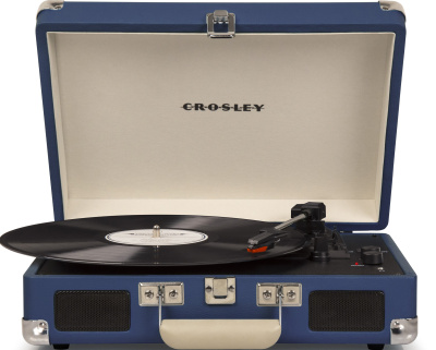 Ретро-проигрыватель Crosley Cruiser Deluxe Blue c Bluetooth, CR8005D-BL