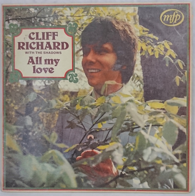 Виниловая пластинка Клифф Ричард, Cliff Richard, All my love, бу