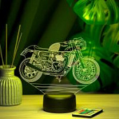 3D ночник Мотоцикл Triumph