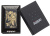Зажигалка ZIPPO Skull Design 29632_DBL4904 с покрытием Black Matte, латунь/сталь, черная, 38x13x57 мм