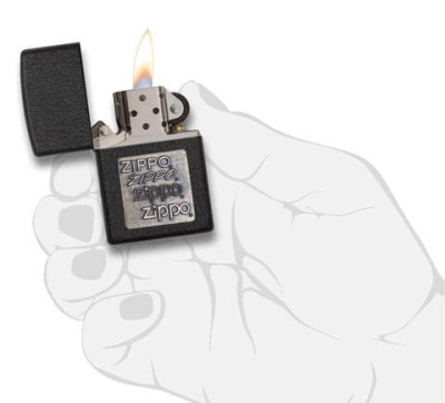 Зажигалка ZIPPO Classic с покрытием Black Crackle™, латунь/сталь, чёрная, матовая, 38x13x57 мм Зажигалка ZIPPO Classic с покрытием Black Crackle™, латунь/сталь, чёрная, матовая, 38x13x57 мм