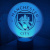 3D ночник Manchester City (Манчестер Сити)